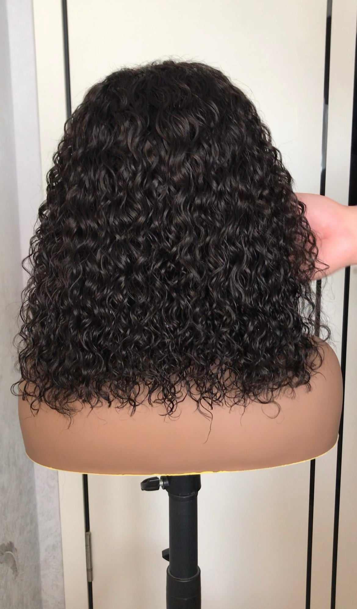 BOB wig natural color transparent lace