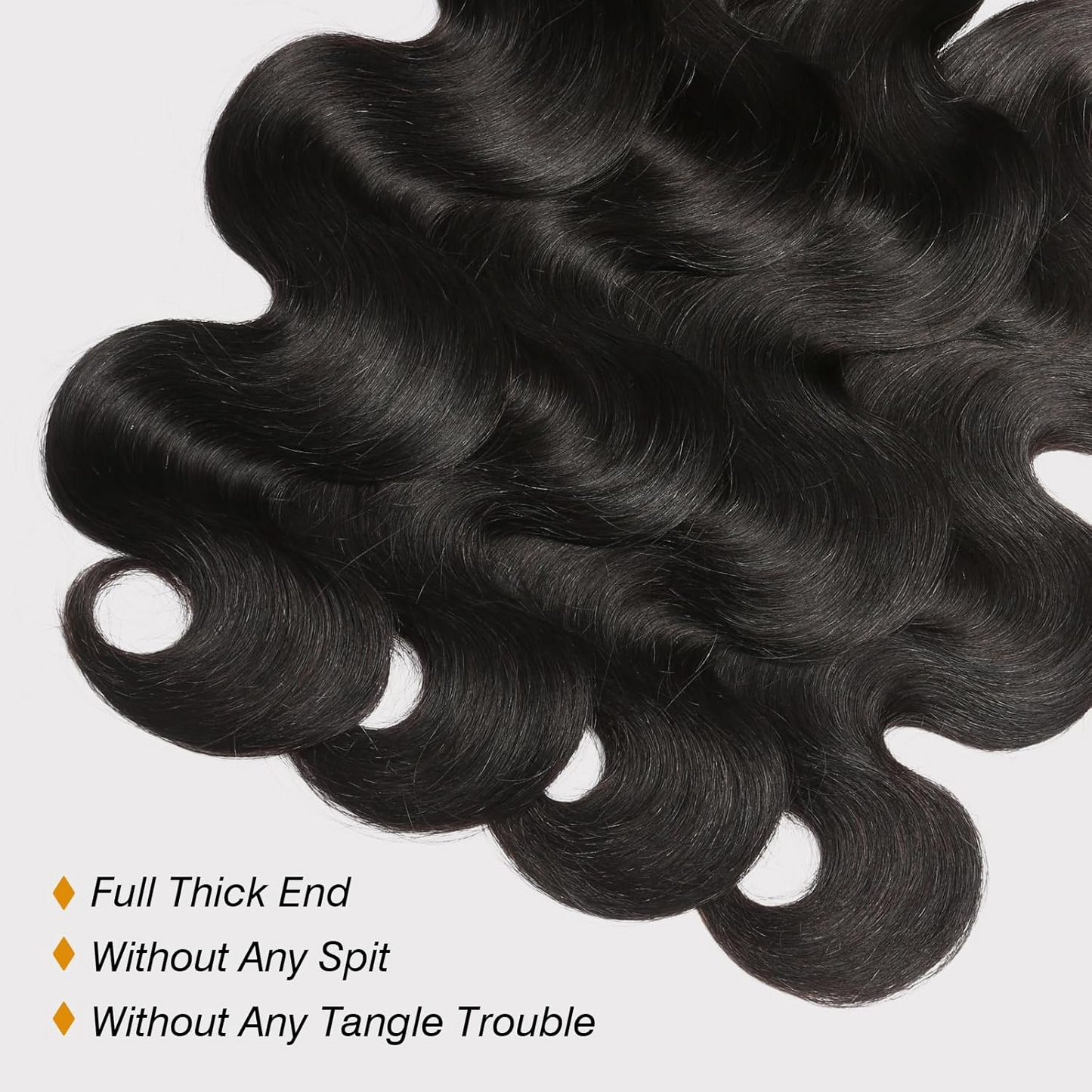 3 pcs bundles natural color hair deal