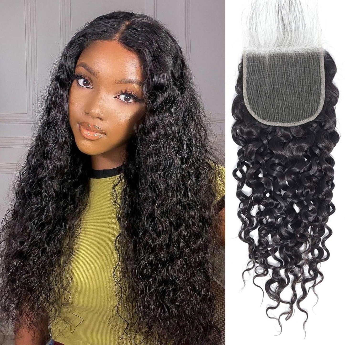5X5 HD Lace Closure 100% Human Hair