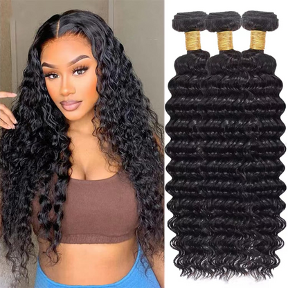 3 pcs bundles natural color hair deal
