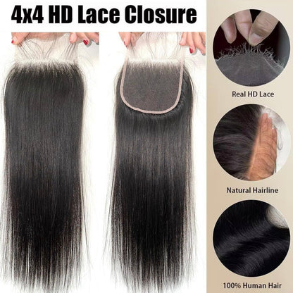 HD LACE frontal & closure virgin hair