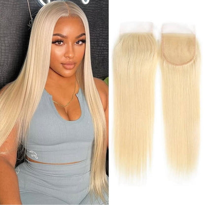 613 blonde lace frontal & lace closure