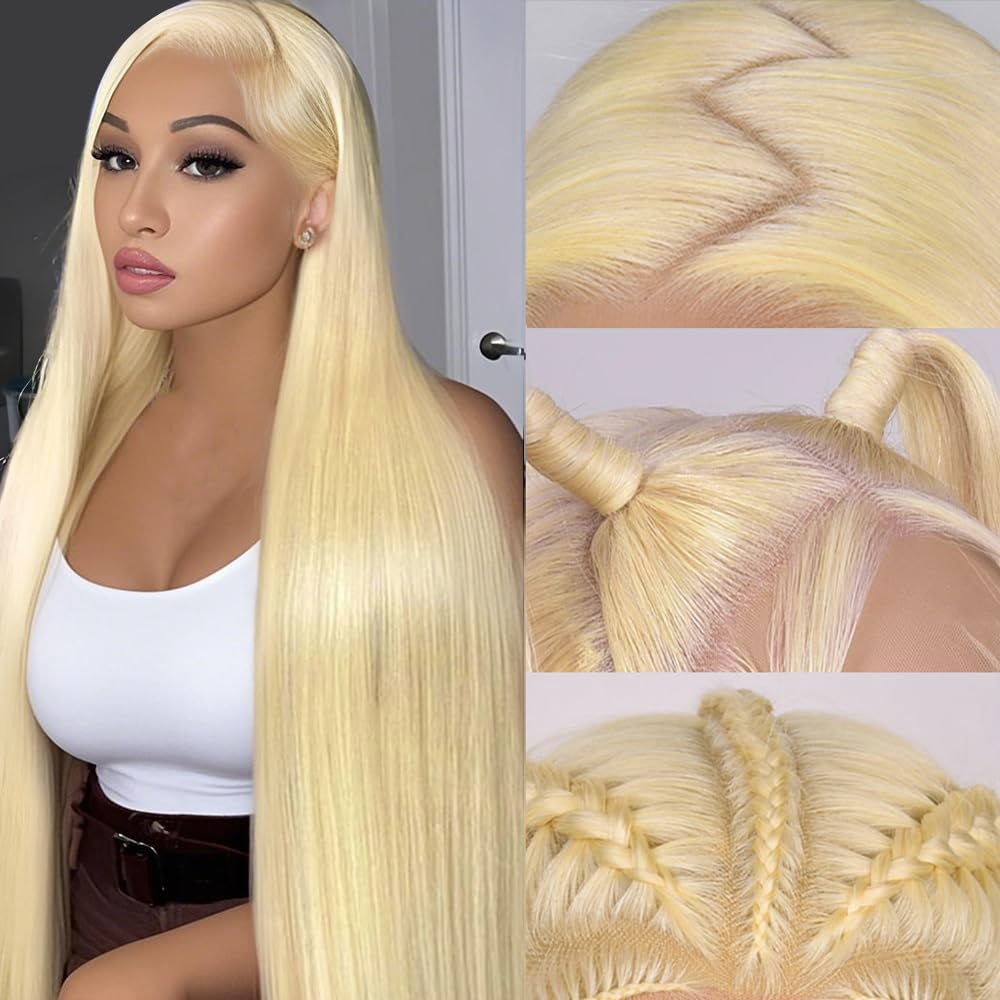 613 blonde HD lace glueless lace wig 200%