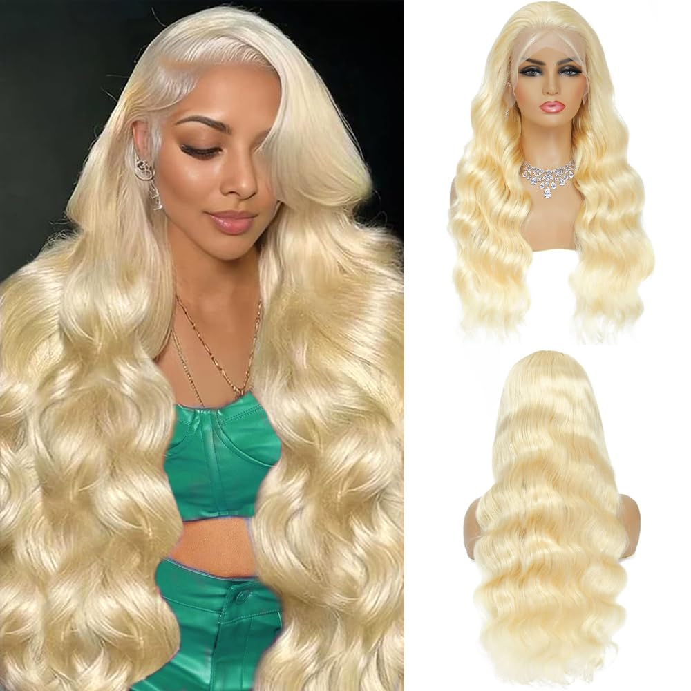 613 blonde HD lace glueless lace wig 200%