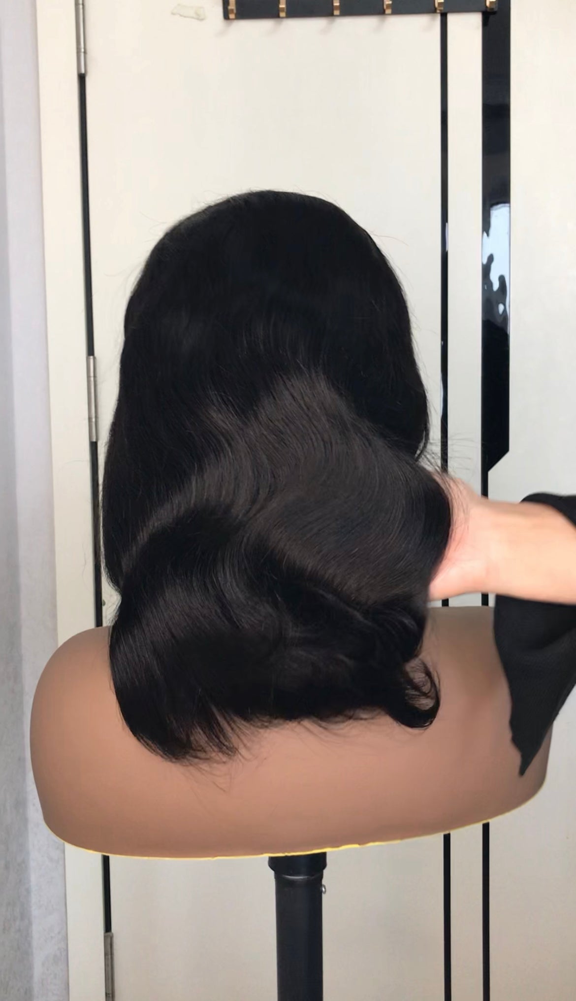 BOB wig natural color transparent lace
