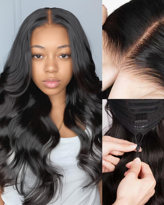 12A 5*5 HD Lace Closure Wig 250% Density Natural Color