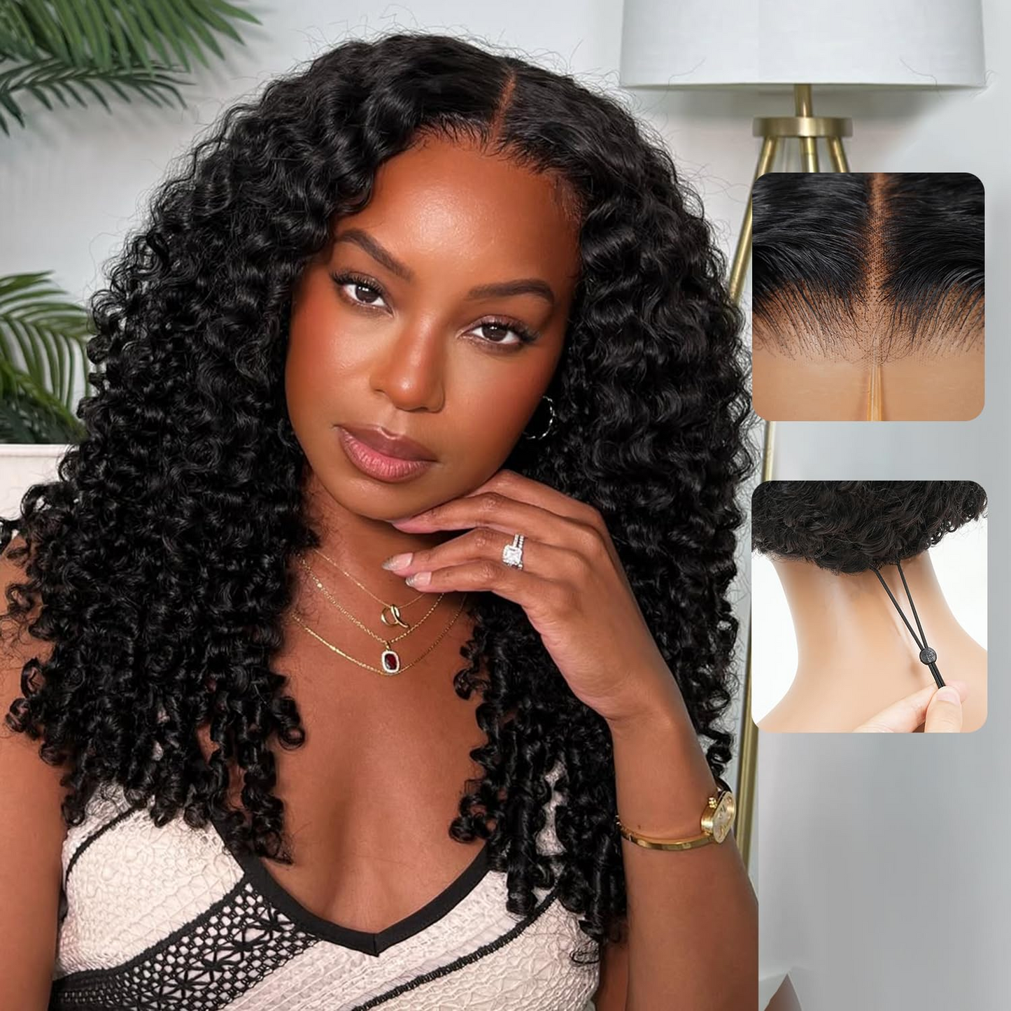 12A 5*5 HD Lace Closure Wig 250% Density Natural Color