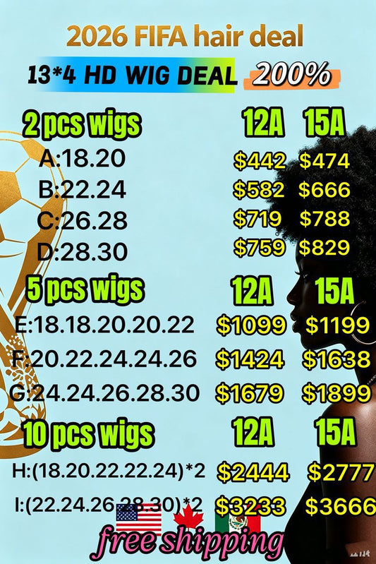 Wholesale 13*4 HD 200% WIG DEAL Natural Color FREE SHIPPING