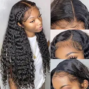 12A 13*4 HD Lace Frontal Glueless Wig 250% Density Natural Color 100% human hair