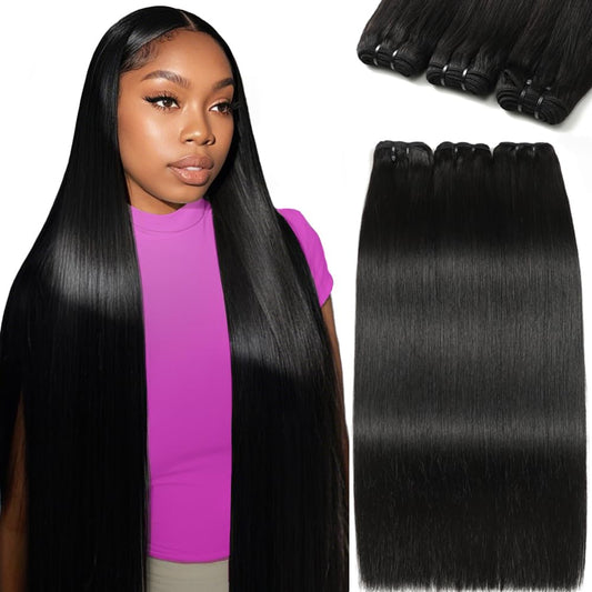 16A Raw Hair Bundles  Natural Color