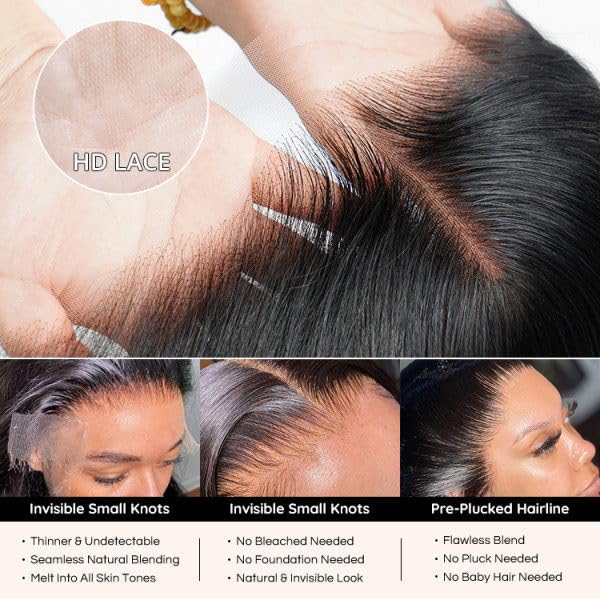 13*4 HD Lace Frontal Natural Color