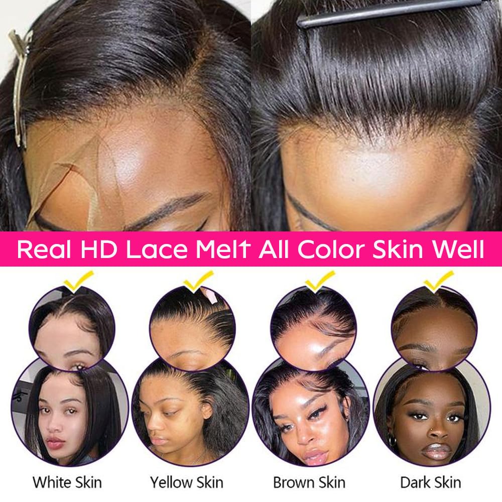13X6 HD Lace Frontal Naural Color