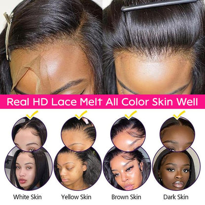 13X6 HD Lace Frontal Naural Color