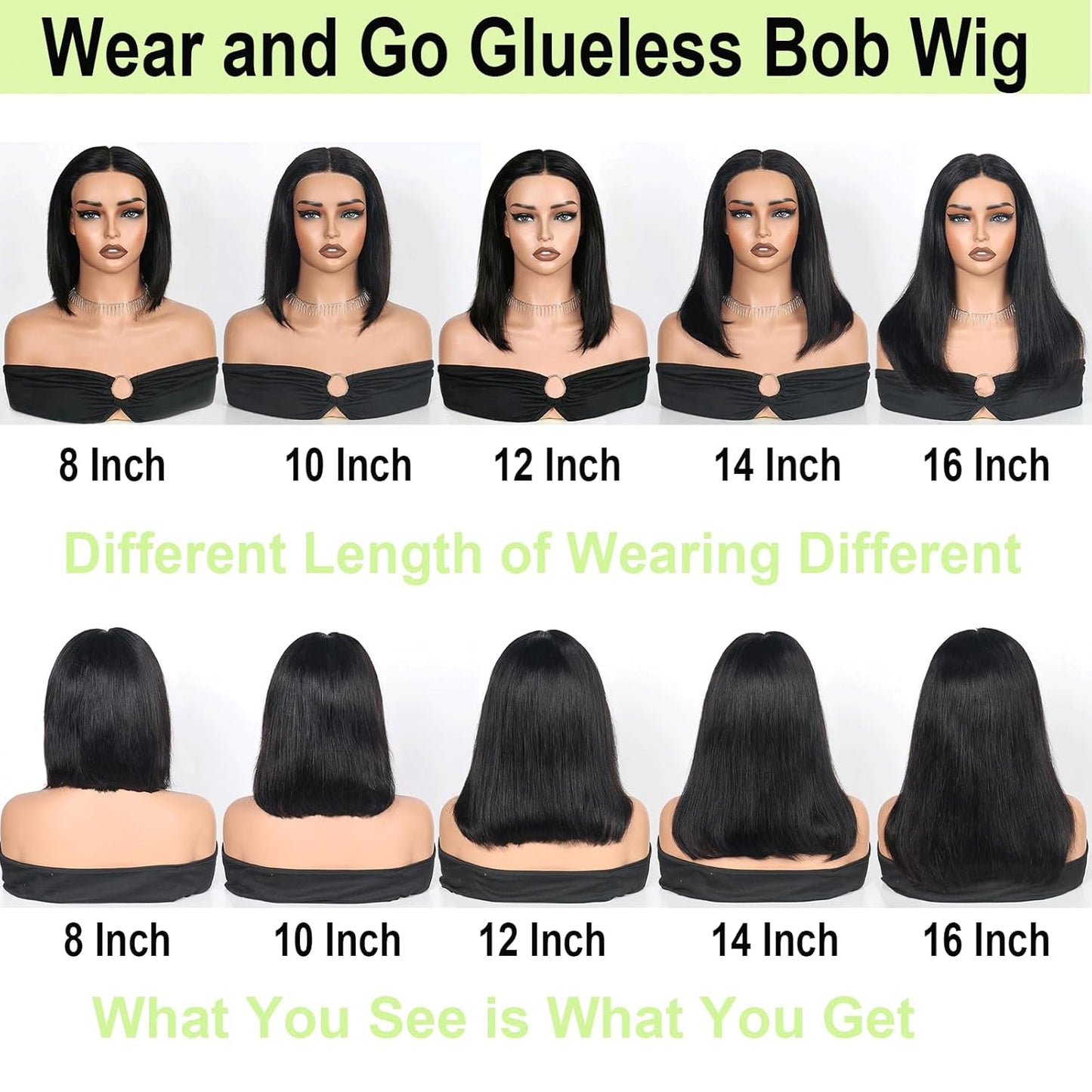 13*4 HD Frontal BOB WIG 100% Human Hair