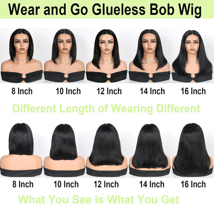 13*4 HD Frontal BOB WIG 100% Human Hair