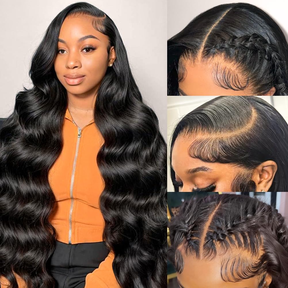 12A 13*6 HD Glueless Lace wig 250% Natural Color 100% human hair