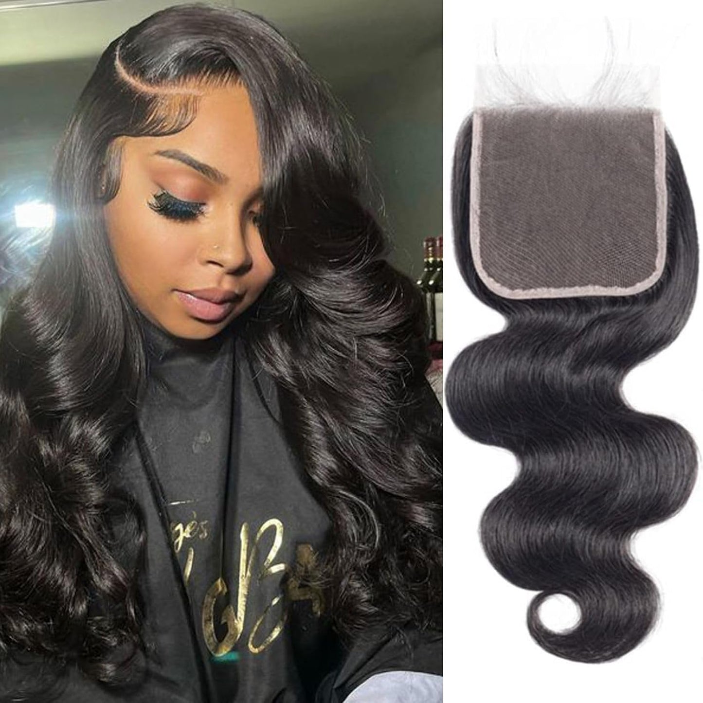 4X4 HD Lace Closure Nautral Color