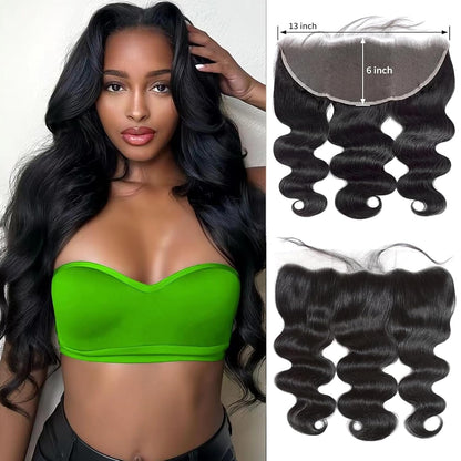 13X6 HD Lace Frontal Naural Color