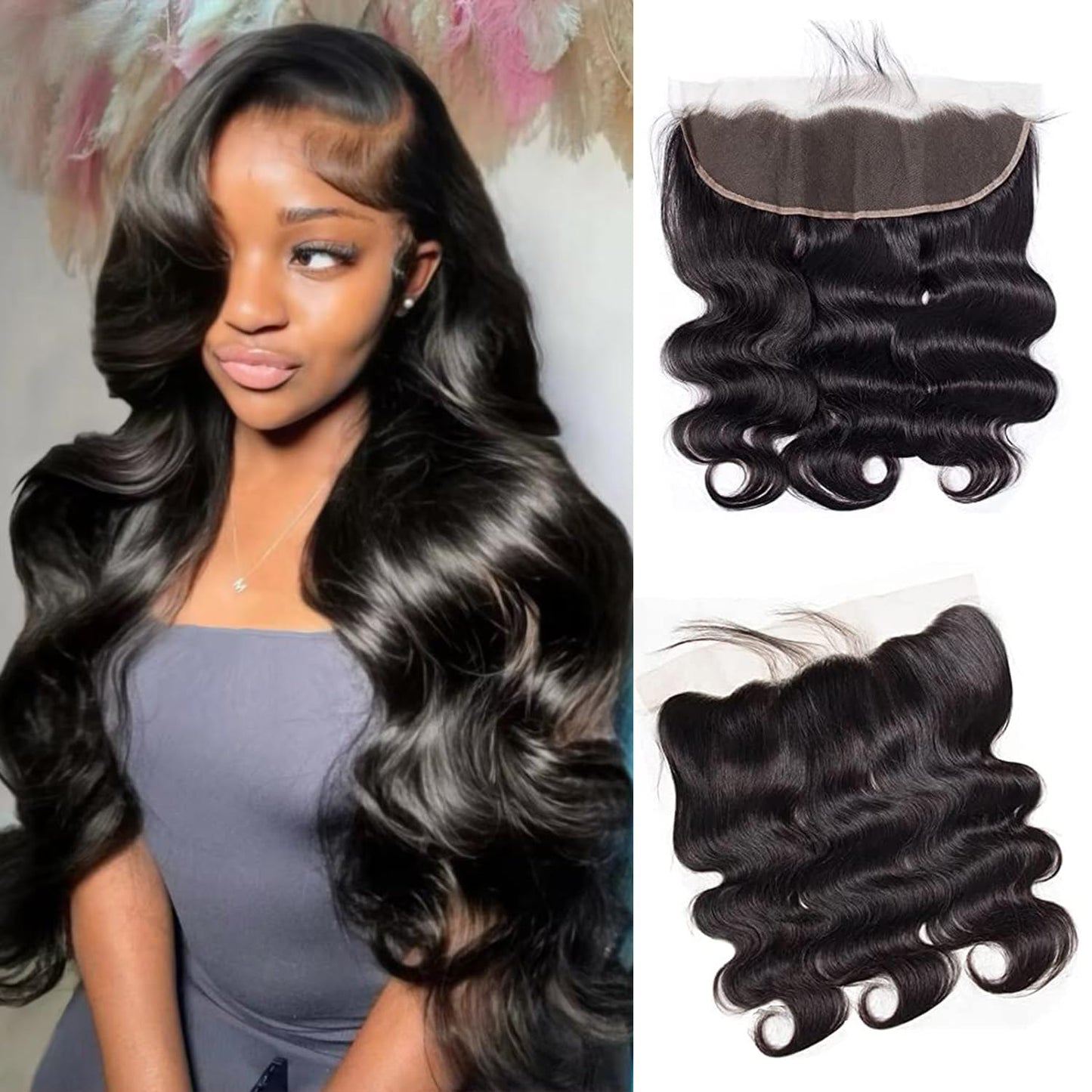 13*4 HD Lace Frontal Natural Color
