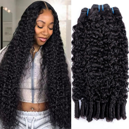 12A Virgin human hair natural color bundles straight/body wave/burmese curly