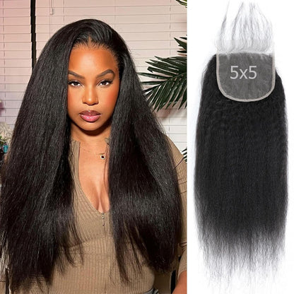 5X5 HD Lace Closure 100% Human Hair