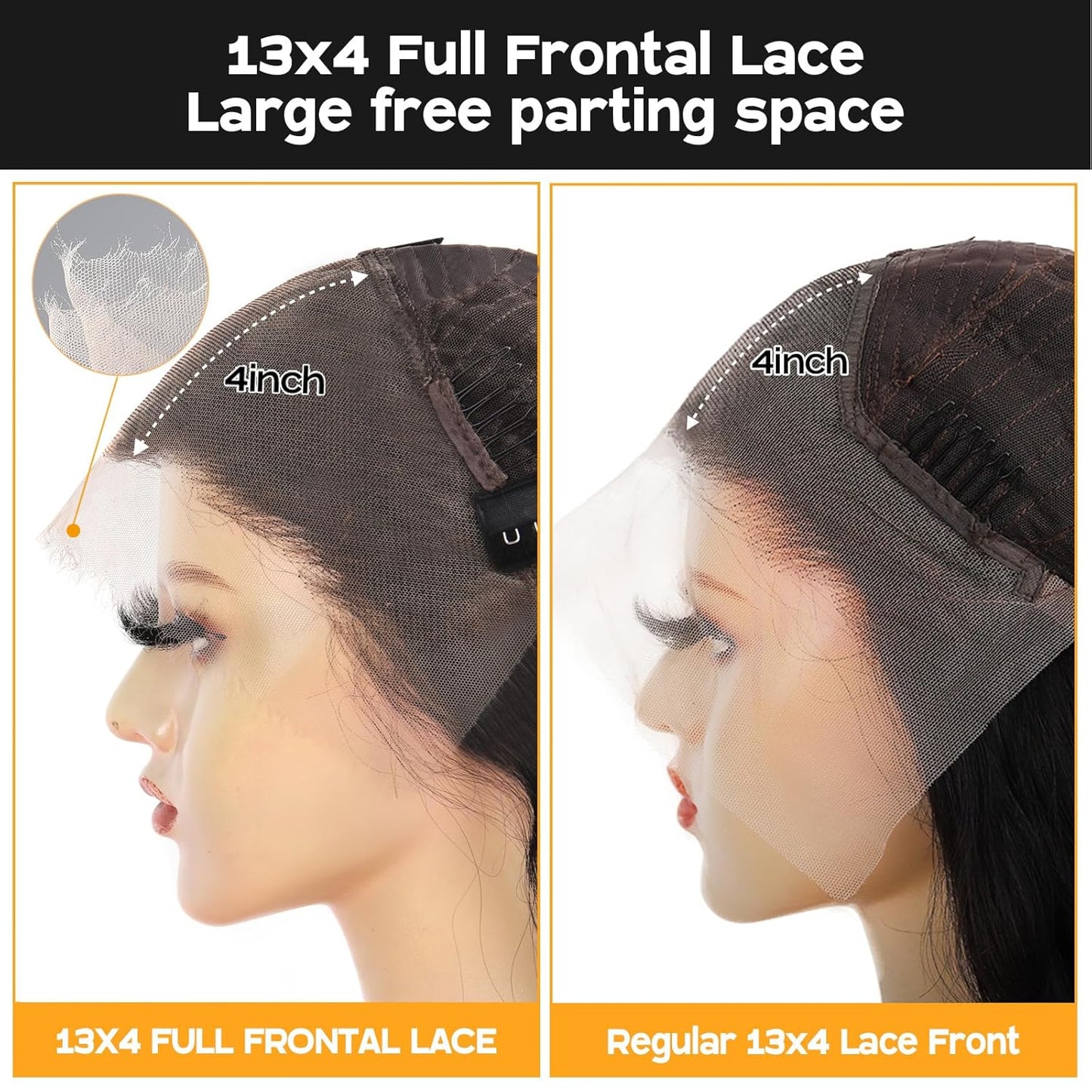 13*4 HD Frontal BOB WIG 100% Human Hair