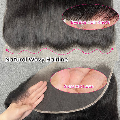 13X6 HD Lace Frontal Naural Color