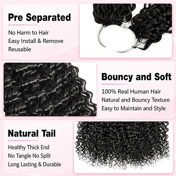Miracle Knots Crochet Human Hair For Black Women