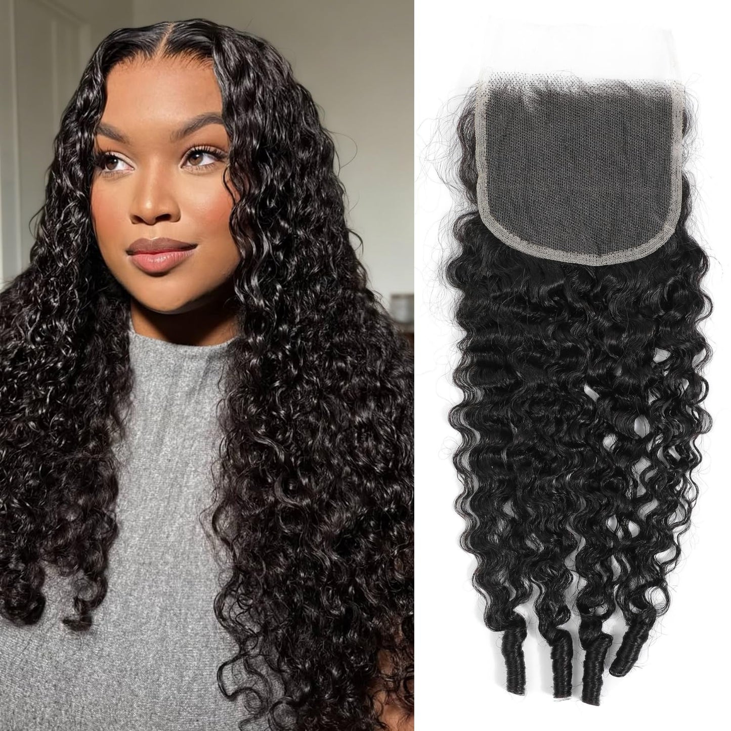 4X4 HD Lace Closure Nautral Color