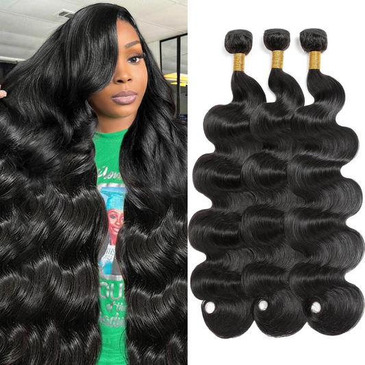 Virgin hair natural color bundles
