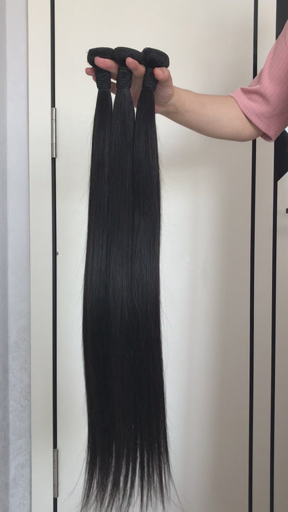 Virgin hair natural color bundles