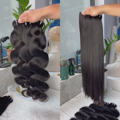 12A RAW HAIR BUNDLES  NATURAL COLOR